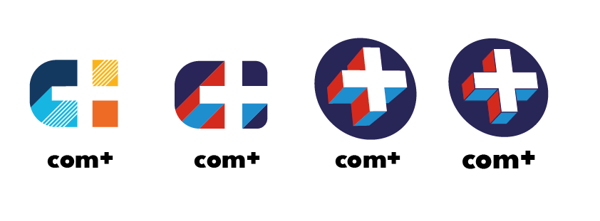 Transformation of the Com+ Logo